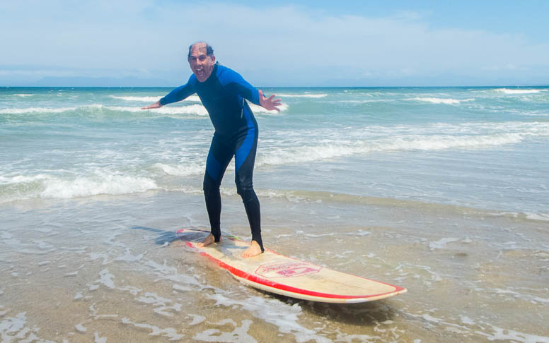 bob on surfboard